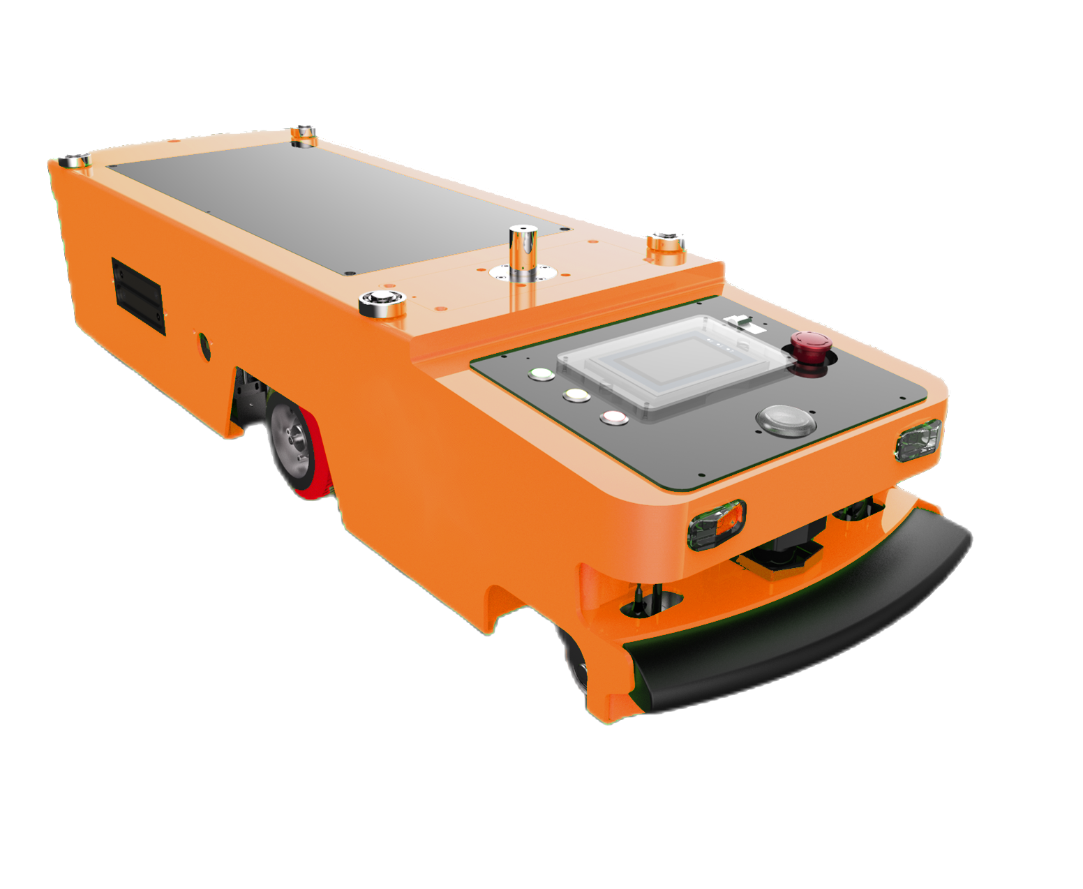 單向二維碼導航潛伏牽引式AGV小（xiǎo）車（chē）